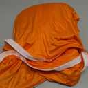 7.2FT Orange Arch Backdrop Cover, Spandex Fitted Wedding Arch Stand Covers Round Top Chiara Backdrop Cover for Thanksgiving Birthday Party Ceremony Banquet Decoration