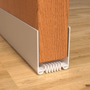 Door Draft Stopper, 36” Length Cuttable Weather Stripping Door Seal, Strong Adhesive Door Sweep for Exterior and Interior Doors (1, White)
