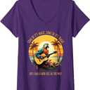 Womens Some Of It's Magic Some Of It's Tragic Parrot Funny V-Neck T-Shirt (Black) XL 