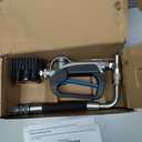 Air Operated Oil Control Valve Dispenser Nozzle, Fuel Filler Gun 1/2-Inch NPT Inlet, Heavy Duty Oil Gun Dispenser for Motor, Gear, Lubricants, Synthetic Hydraulic, and Antifreeze (Blue)