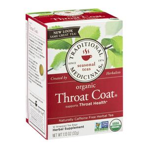 Traditional Medicinals Tea Throat Coat