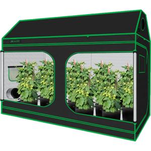 Green Hut 96"x48"x72" Roof Cube Grow Tent Plant Grow Tent