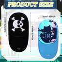 Newcotte 12 Pcs Eye Patch for Kids Toddler Reusable Adjustable Girls Boys Eyepatch for Glasses Left or Right Eye Patch, Assorted Patterns(Spooky)