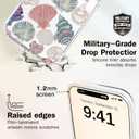 for iPhone 16 Case [Military-Grade Drop Protection/Serene Soft TPU Protective/Camera Protection/for Women & Girls]-Dreamy Pastel Seashell Aesthetic (ShellCollage)