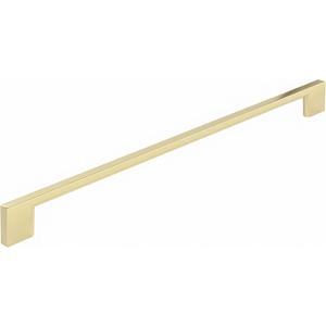 Richelieu Hardware BP8160320160 Armadale Collection 12 5/8-inch (320 mm) Center-to-Center Satin Brass Modern Rectangular Cabinet and Drawer Pull Handle for Kitchen, Bathroom, and Furniture