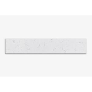 ARIEL VANITY CARRARA WHITE QUARTZ SIDESPLASH