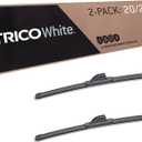 TRICO White 20" + 20" Extreme Weather Premium Winter Automotive Replacement Windshield Wiper Blades (Set of 2), Passenger and Driver Side All-Weather Beam Wiper Blades for Select Vehicle Models (20" + 20" Pair Pack)