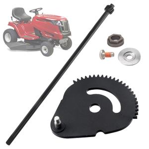 938-05078 Steering Shaft & 617-04024A Steering Gear Assembly Compatible with MTD/Troy-Bilt/Yard Man/Yard Machines/Bolens Lawn Tractor Replace Number 738-05078, 617-04024, with a Washer.