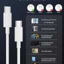 3 x USB C to USB C Cable, 2-Pack 10FT 60W Fast Charging Cable Long Type C Charger Cord for iPhone 17/17 Pro/17 Pro Max/Air/16/15 Pro Max/Plus, iPad, MacBook, Galaxy S25/S24, Pixel 10/9/8, Tablet, Android