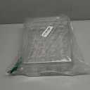 HIYOHIYO Clear 40 Egg Holder for Fridge, High Capacity Egg Storage for Refrigerator, Large Egg Container for Refrigerator, Stackable Eggs Storage Trays for Countertop (2 Layer, 9.8"x 8.5"x 5.5")