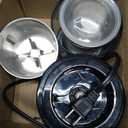 Secura Electric Coffee Grinder and Spice Grinder with 2 Stainless Steel Blades Removable Bowls