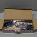 Kitchen Utensils Set - 12 Pcs Silicone Cooking Utensils Set with Wooden Handle - Heat Resistant Non-Stick BPA Free Spatula Set,Turner, Spoon, Brush, Silicone Kitchen Gadgets Utensil Set (Black)