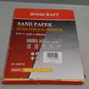 25 PCS Sandpaper, Sandpaper Assortment for Wood Metal Furniture Hand Sander Sand Paper 80/120/150/220/320 Grit Sandpaper Sheets Cut for Use 9" x 11"