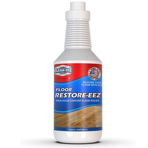 Cleaneez Ultimate Floor Restorer & Polish  Revitalize, Protect, Shine Wood, Laminate, Vinyl, Bamboo, Slate, Terracotta & More (1 Bottle W/Microfiber) no cap