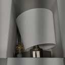 Kakanuo Cordless Table Lamp Rechargeable Silver - 1 Pack 4000mAH Battery Operated Lamp for Decor, 3000K Stepless Dimming Touch Control Wireless Lamp for Bedroom, Dining Table, Counter, Living Room