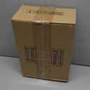 6 PACK Premium Glass Coffee Mugs with Handle, 12 OZ Classic Vertical Stripes Glass Coffee Cups, Transparent Tea Cup for Hot/Cold Beverages, Glassware Set for Americano, Latte, Cappuccino