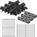 66095 Grill Grates with 66032 Flavorizer Bars for Weber Genesis 2 grill parts 300 Genesis II LX 300 Series ,Heat Deflector And Cooking Grids Replacement Parts For Weber Genesis ii E-310 E-315 S-335