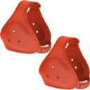 Jerify 2 Pcs Wrestling Headgear for Kids Youth Soft Grappling Headgear Wrestling Adjustable Ear Head Guard Protective(Orange) (Orange)