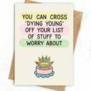 3 x Funny Birthday Cards for Women, Men, Dad, Mom, Brother, Sister, Husband, Friend, and Anyone Humorous Birthday Gifts Unique Birthday Decorations