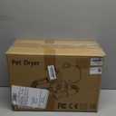 Dog-Hair-Dryer, 5.2HP/ 3800W High Velocity Pet Blow Dryer with Heater for Grooming, Speed Temperature Adjustable Dog Blower Grooming Dryer with 4 Nozzles