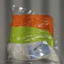 Women's Neon Scrunch Crew Socks 80s 90s Retro 3-Pack Cotton Stacked Boot Calf Cozy Ribbed Slouchy Socks Size 5-10 (1-white/Neon Green/Neon Orange)