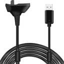 6Ft Charging Cable for Xbox 360, Wireless Controller USB Charging Cable Compatible with Microsoft Xbox360 / xBox 360 Slim Wireless Game Controllers