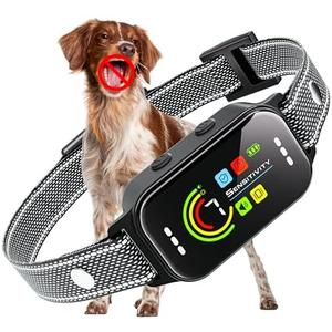 JEUJE Dog Bark Collar,Bark Collar for Large Medium Small Dogs 8-120lbs, AUTO Barking Collar, Bark Training Collar with 7-Level Sensitivity + 5 Safety Modes Humane Training System