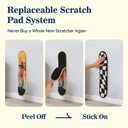 BNEKOLISM Skateboard Wall Mount Cat Scratching Board, 24x6 Inches