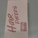 Hairro Clip In Bangs Wispy Hair Toppers For Women Remy Human Hair Short Thin Topper Hairpieces 3D Cover Clip On Fake Air Bang 11 Inches 14.5g #1B Natural Black