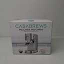 Espresso Machine 20 Bar, 2 in 1 Espresso Maker with Milk Frother Steam Wand for Latte and Cappuccino, Powder and Capsule Portafilter, 50oz Removable Water Tank Coffee Machine for Home-Silver