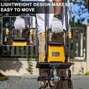 8.5AMP 12Inch Corded Tiller Cultivator 8-inch Depth Rototillers for Gardening, 360RPM Electric Garden Tiller with LT-201D Socket