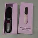 2026 Upgraded Cordless Hair Straightener Brush, Fast Heating Portable Hair Straightener Comb for Women Travel Essentials 3 Adjustable Temperature Blac