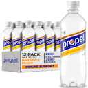 Propel Immune Support Electrolyte Enhanced Water Sports Drink, Pineapple Peach Flavored Water, 100% DV Vitamin C + Zinc, Zero Calorie & Zero Sugar Hydration with Electrolytes and Vitamins, 16.9 fl oz Water Bottles (12 Pack) BBD 09/07/2026 