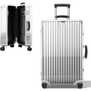 Linpr Transparent PVC Suitcase Cover, No Disassembly Required Clear Luggage Protector Suitcase Cover (Size: 26, Clear)