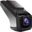 Car Video Camera Recorders 1080P USB Compatible for Android Hidden Type Car DVR Dash Cam Lens Driving Recorder Black Box(Without TF Card)
