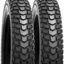2-PCS 26" Heavy Duty Fat E-Bike Tires 26 x 4.0/98-559 Compatible with 26x4.0 26x4 E-Bike All-Terrain Directional Tread Bicycle Tires(Y-1140)