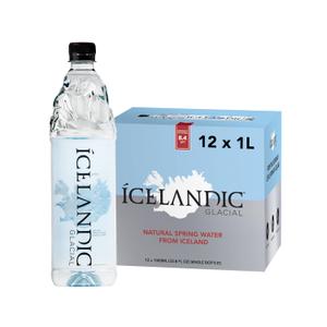 Icelandic Glacial Natural Spring Alkaline Water, 33.81 Fl Oz (Pack of 12), 405.6 Fl Oz