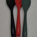 Upgrade Silicone Spatula Spoon Set,VOVOLY Heat Resistant Rubber Spoonula, Seamless Non-Stick Flexible Scrapers for Baking Mixing Tool, 3 Pack