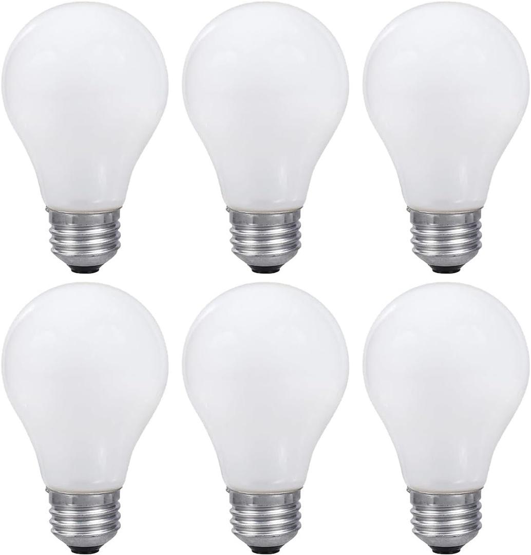 Light Bulb Frosted-60W - 1 Bulb (Pack of 6)