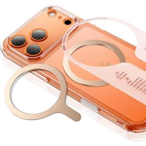 ESR for MagSafe Sticker, MagSafe Ring, 2 Pack Metal Ring for Phone case, Universal Wireless Charger Conversion Kit for iPhone 17/16/16e/15/14/13/12/11, Galaxy S24/S23/S22, Google, and More