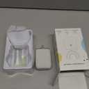 Ultrasonic Automatic Electric Toothbrush for Adults- U Shaped self Brushing Toothbrush, 360 Mouth Cleaning, 5 Modes for Whitening, IPX7 Waterproof Rechargeable (Light Gray)