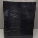 Corner Bread Box for Kitchen Counter, Bamboo Wood Large Capacity Bread Storage Bin with Acrylic Wavy Door Panel (Black, Extra Large)