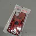 Phone Case for iPhone 13 Pro Max with Camera Lens Cover HD Screen Protector,Military Grade Ring Car Mount Kickstand Hybrid Hard PC Soft TPU Shockproof Protective Red