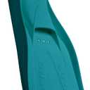 SCUBAPRO GO Travel Scuba Diving Fin for Snorkeling and Swimming, Open Heel Strap, Turquoise, Medium-Large