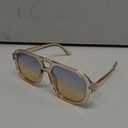 livho Trendy Polarized Square Aviator Sunglasses Women Men Square Eyewear Frame, Retro Sun Glasses for Women Men 2025 Shades