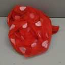 Boao Embroidery Valentines Day Table Runner 30 x 118 Inch Lace Gauze Love Heart Table Decor for Wedding Party Valentines Decorations Anniversary Mother's Day Home Party(Pink Heart)