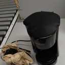 BLACK+DECKER 5-Cup Coffee Maker with On/Off Switch, Sneak-A-Cup Feature, and Easy-View Water Window, Black