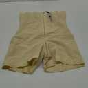 YIANNA Tummy Control Shapewear for Women Strapless Fajas Colombianas Body Shaper Shorts Butt Lifter with Zipper Crotch, Size L