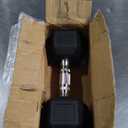 CAP Barbell 25 LB Coated Hex Dumbbell Weight, New Edition