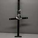 Backpack Blower Rack for Trailer, Heavy-Duty Universal Storage Holder with Adjustable Holding Base Fit 22" to 26" Blowers for Landscaping Trailer Truck, Black, Pack of 1